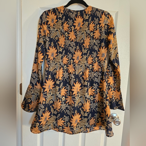 Tularosa Audrey Himalayan Floral Boho Style Dress, Size XS - Picture 13 of 13